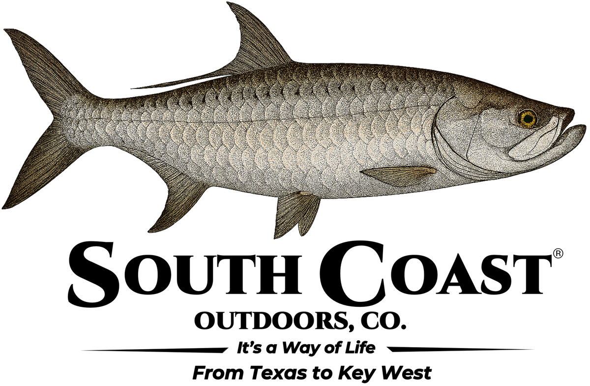 Gray tarpon fish illustration with detailed scales, fins, and yellow eye