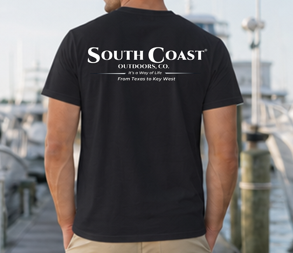 Dark navy logo t-shirt with large back print and crew neck