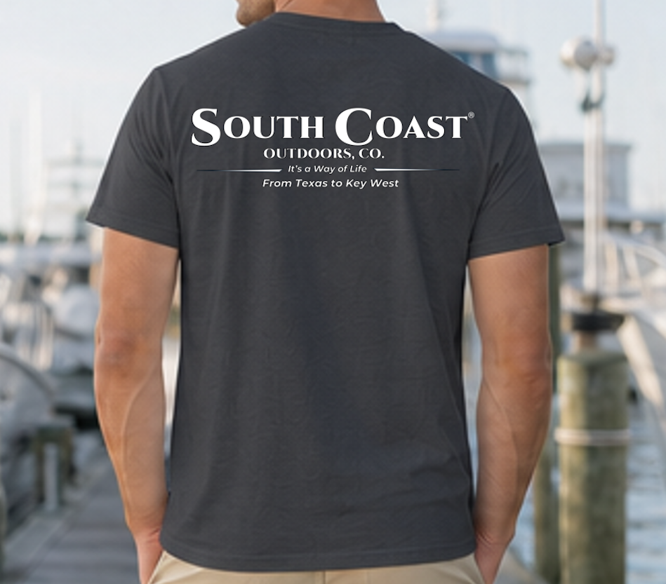 Black logo t-shirt with large back print and crew neck