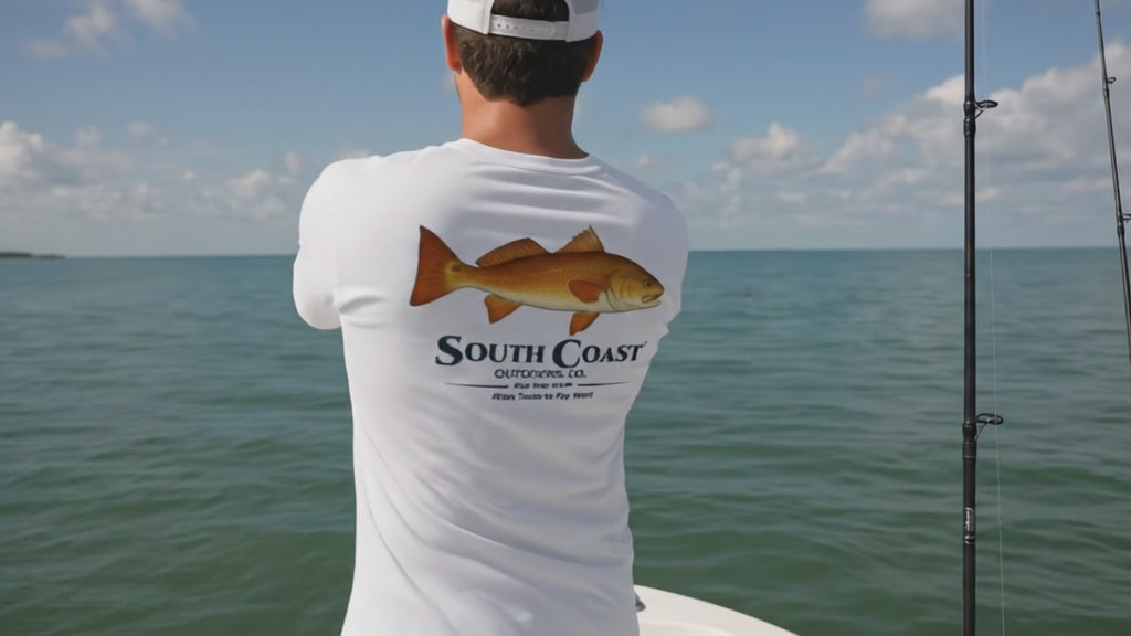 Redfish Saltwater Fishing Graphic T-Shirt – Red Fish SC2300