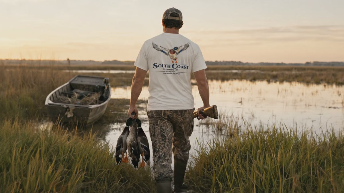 Mallard Duck Hunting Graphic T-Shirt – Mallard Duck Landing SC2600