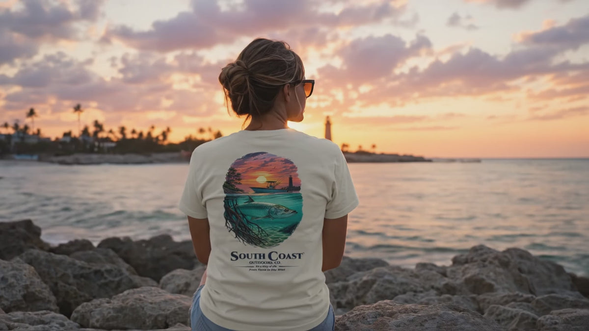 Above and Below Underwater Fishing Graphic T-Shirt – Above & Below SC3200