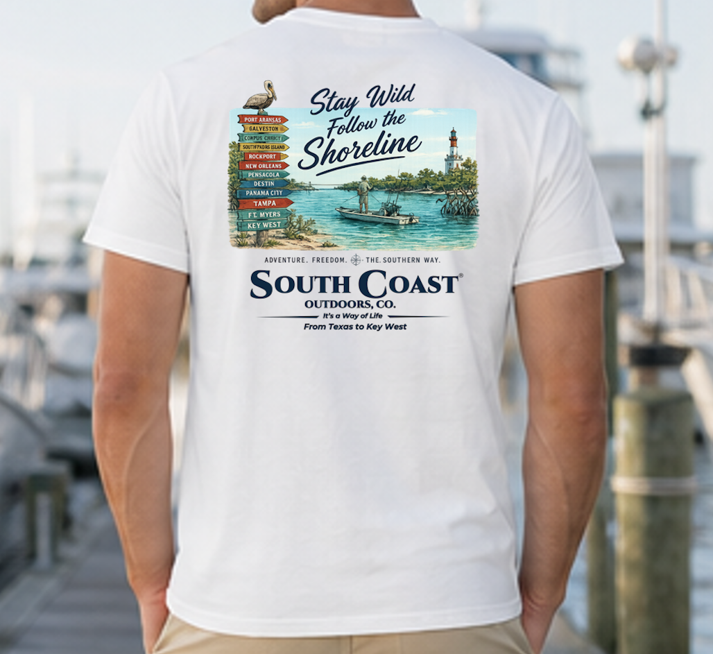 Men's short-sleeve graphic T-shirt, back print, white